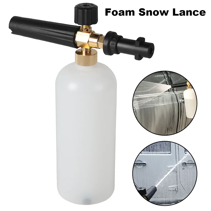 1L Car Wash Foam Gun Snow Foam Lance Car Cleaning Tool High Pressure Auto Washer for Karcher K2/K3/K4/K5/K6/K7