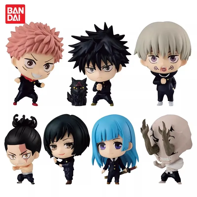 

Bandai Original 7Pcs Gashapon カプセルフィギュアコレクション03 JUJUTSU KAISEN Satoru Gojo Toys For Kids Gift Model Ornaments