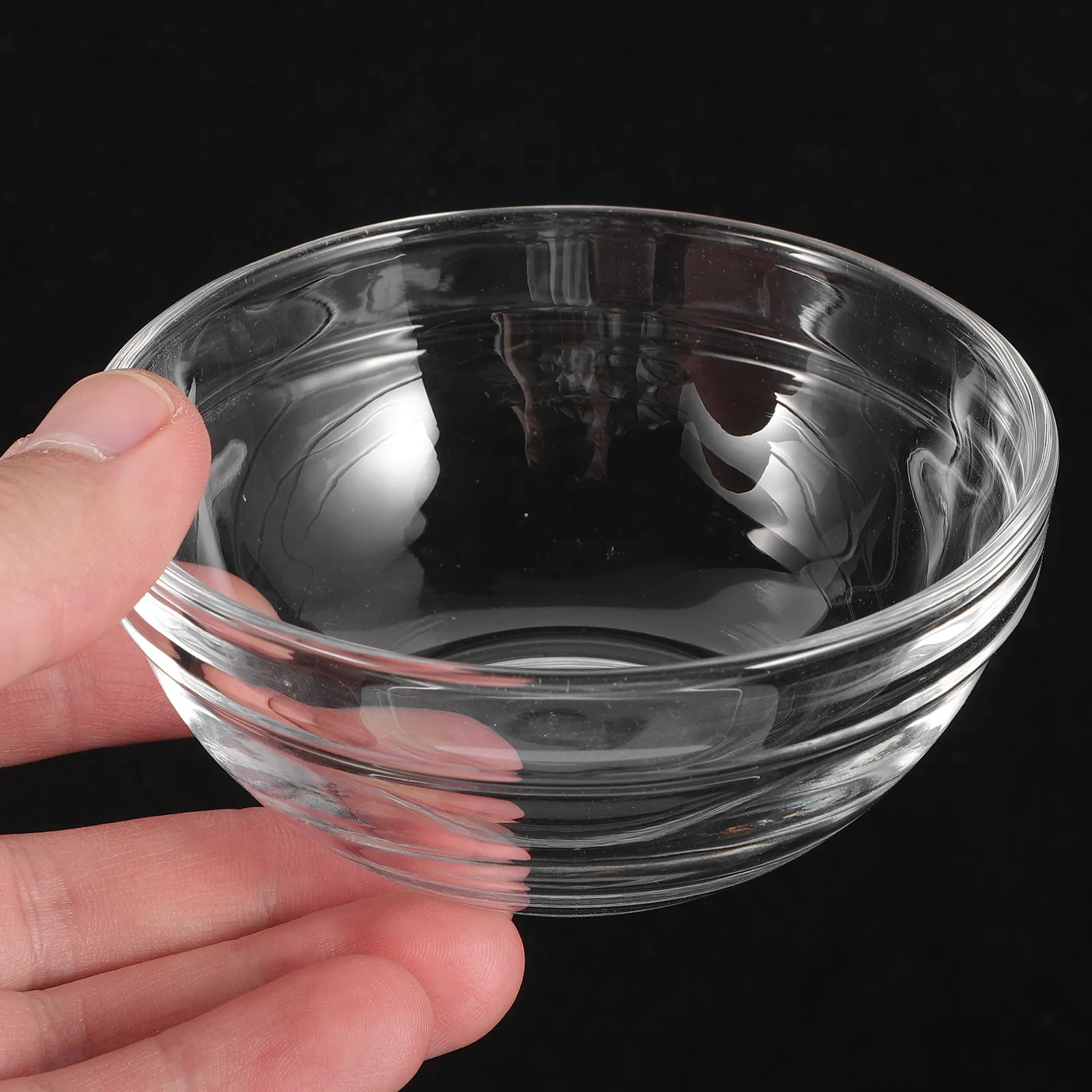 

12Pcs Outdoor Tableware Multipurpose Food Bowls Stain Resistant Transparent Dessert Salad Bowls Household Kitchen