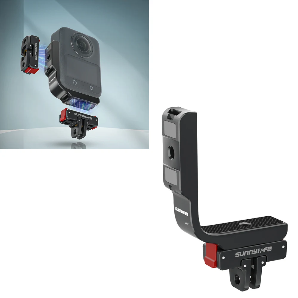 Magnetic Mount Base For DJI OSMO 360 Magnet L-Type Variable Adapter Stand Bracket Top Expansion Holder Stably Set Accessories