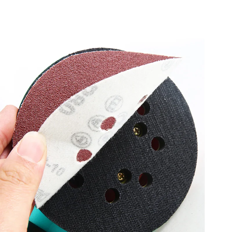 【Hot】110v/220v Random Orbit Sander, 125mm 6 Variable Speeds Electric Sander Wood Grinder Polishing