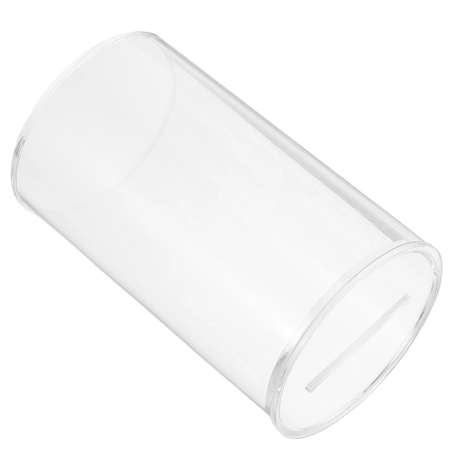 Tuning Kits Piggy Bank Coin Slot Lids Cool Tip Jars Acrylic Transparent Counter for Kids Clear