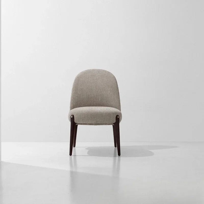 Retro solid wood dining chair medieval wabi sabi wind leisure chair