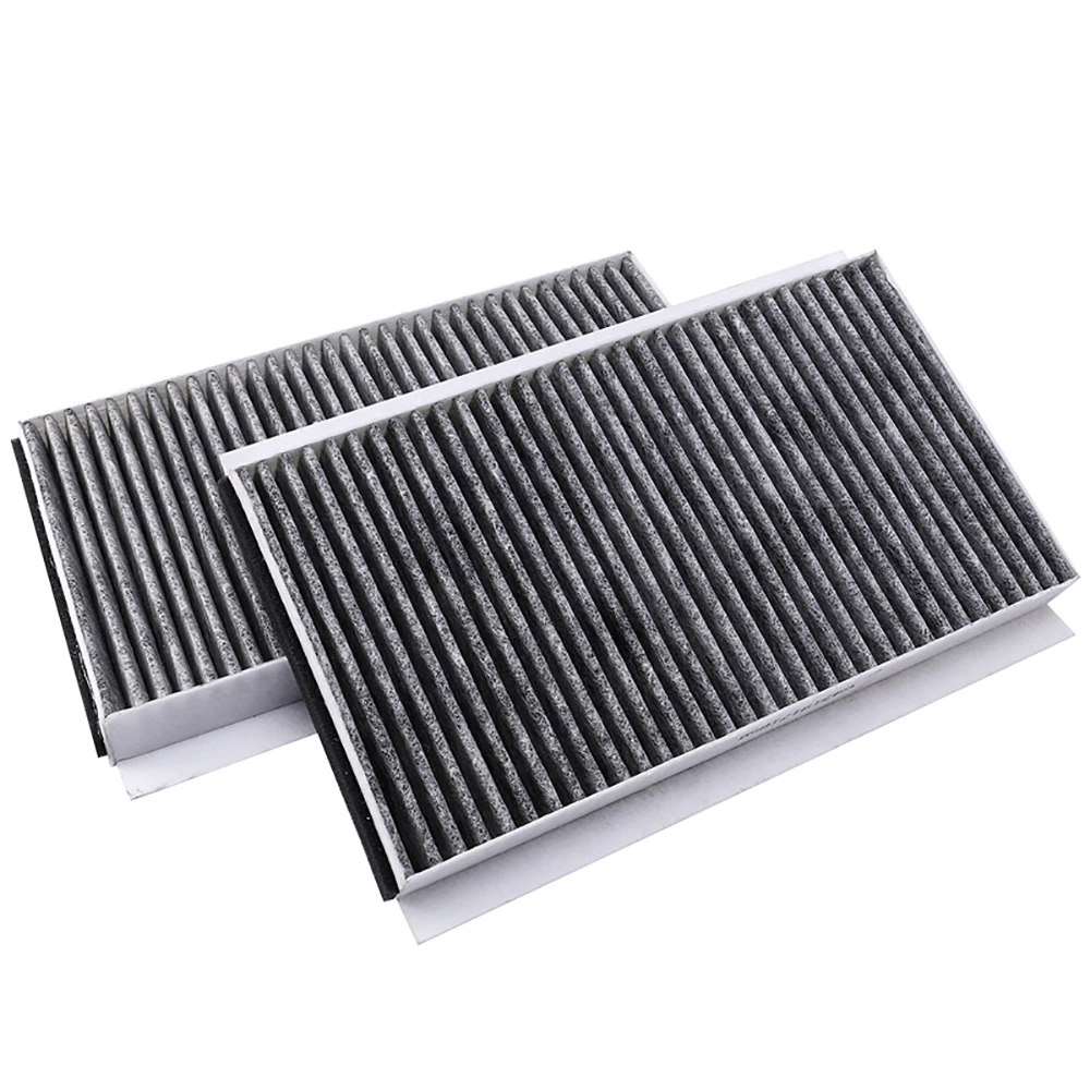 2pcs Car Cabin Air Filters 64319171858, 64316935823, 64 31 9 171 858 for BMW 525I 528I 530I 535XI 545I 550I 645CI 650I M5 M6