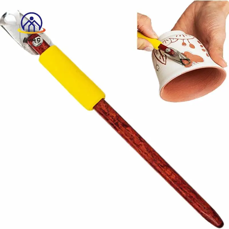 A44F-Clay Pottery Sculpting Tools Set Pottery Clay Sculpture Caving Scraper Craft Modelling Tools