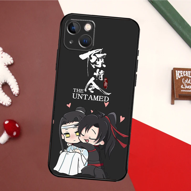 The Untamed Wei Wuxian Lan Wangji Cute Case For iPhone 16 15 14 13 12 Mini 11 Pro Max X XR XS 7 8 Plus Soft Bumper Cover