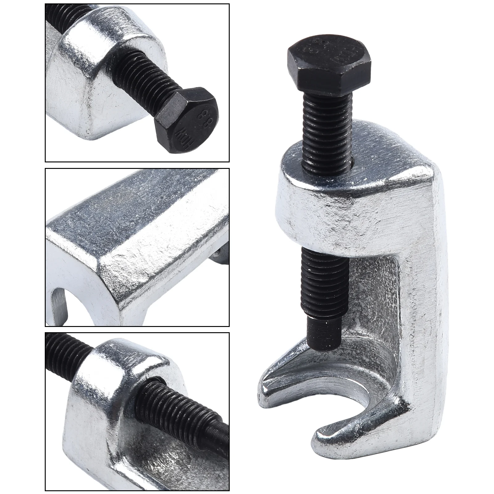 

Black Silver Car Head Puller Ball Joint Separator Extractor Tool Features Removers Specification Package Content