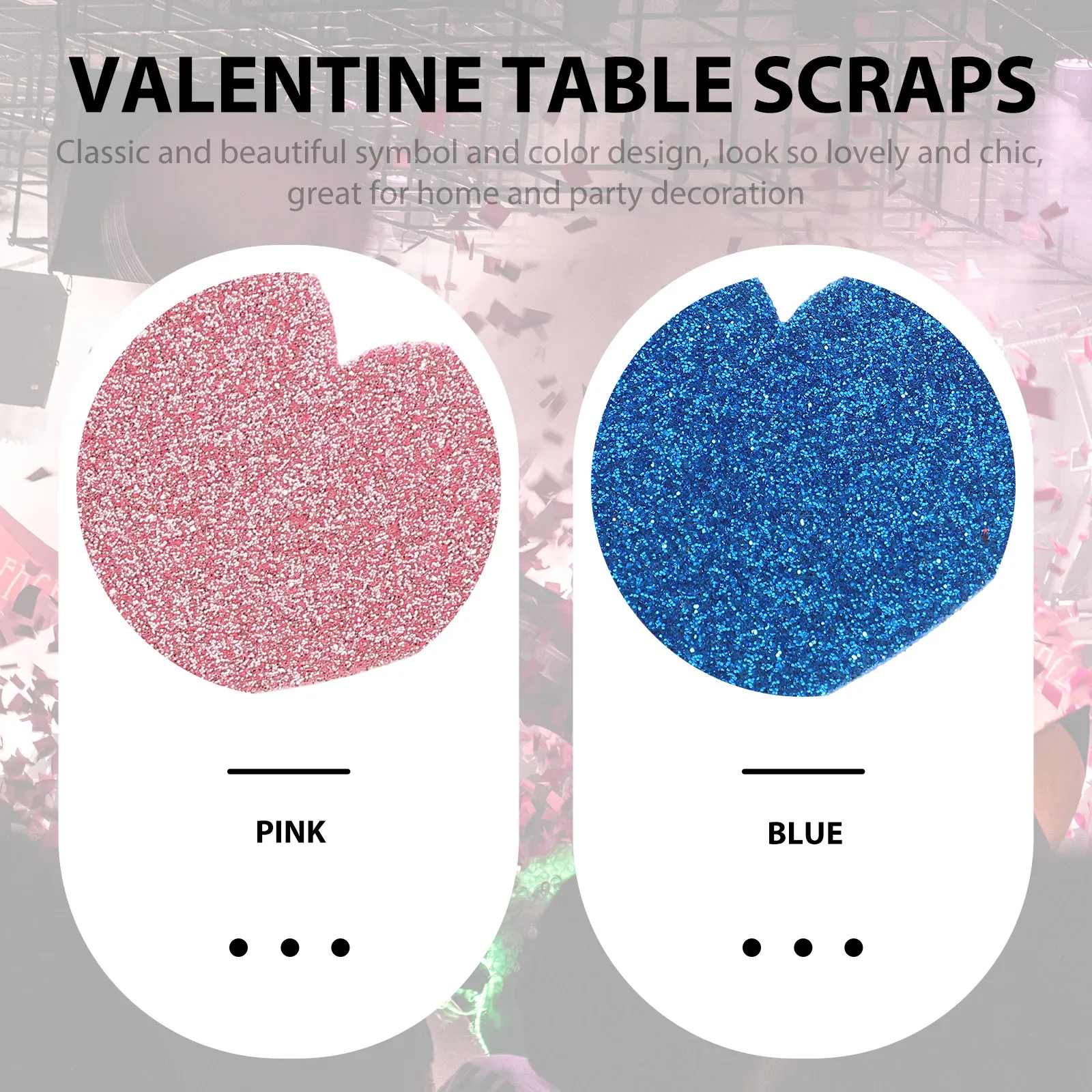 15 Pcs Adhesive Heart Patches Stickers for Shape Decorations Decal Decorative Scrapbook