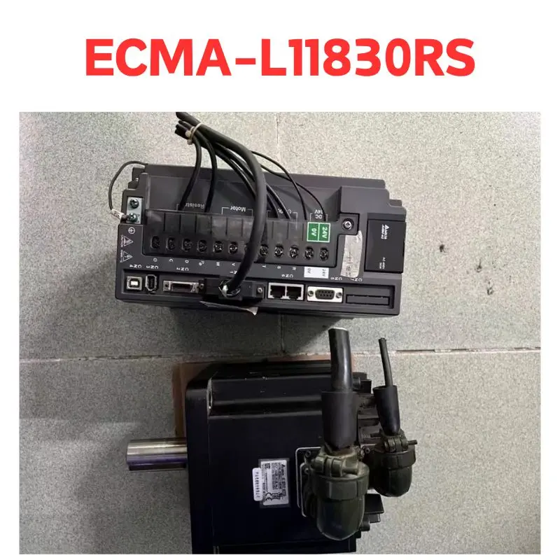 second-hand     servo motor     ECMA-L11830RS     Test passed     Fast Shipping