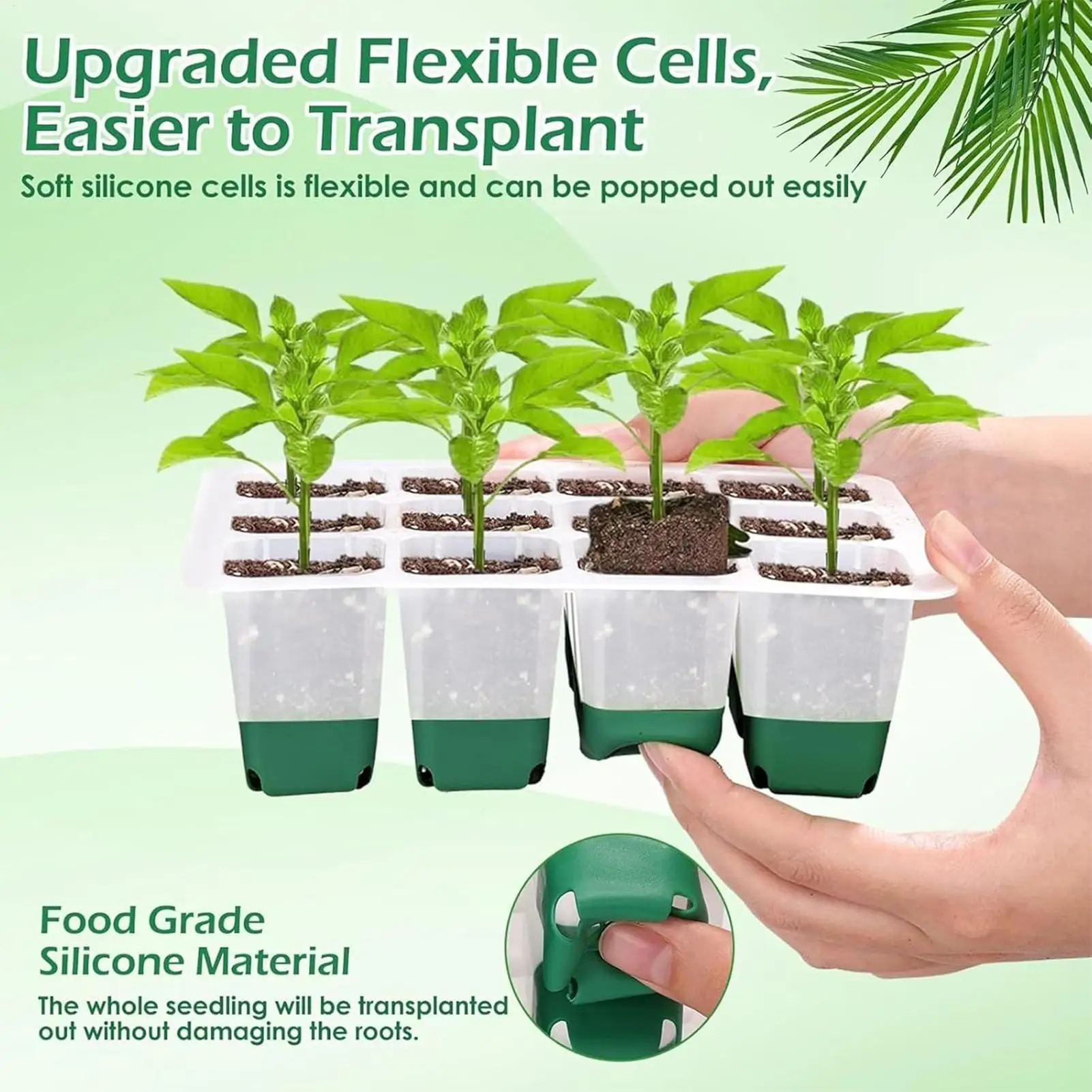

Seedling Starter Trays Mini Greenhouse Germination Kit With Humidity Dome Greenhouse Growing Starting Gardening Supplies For