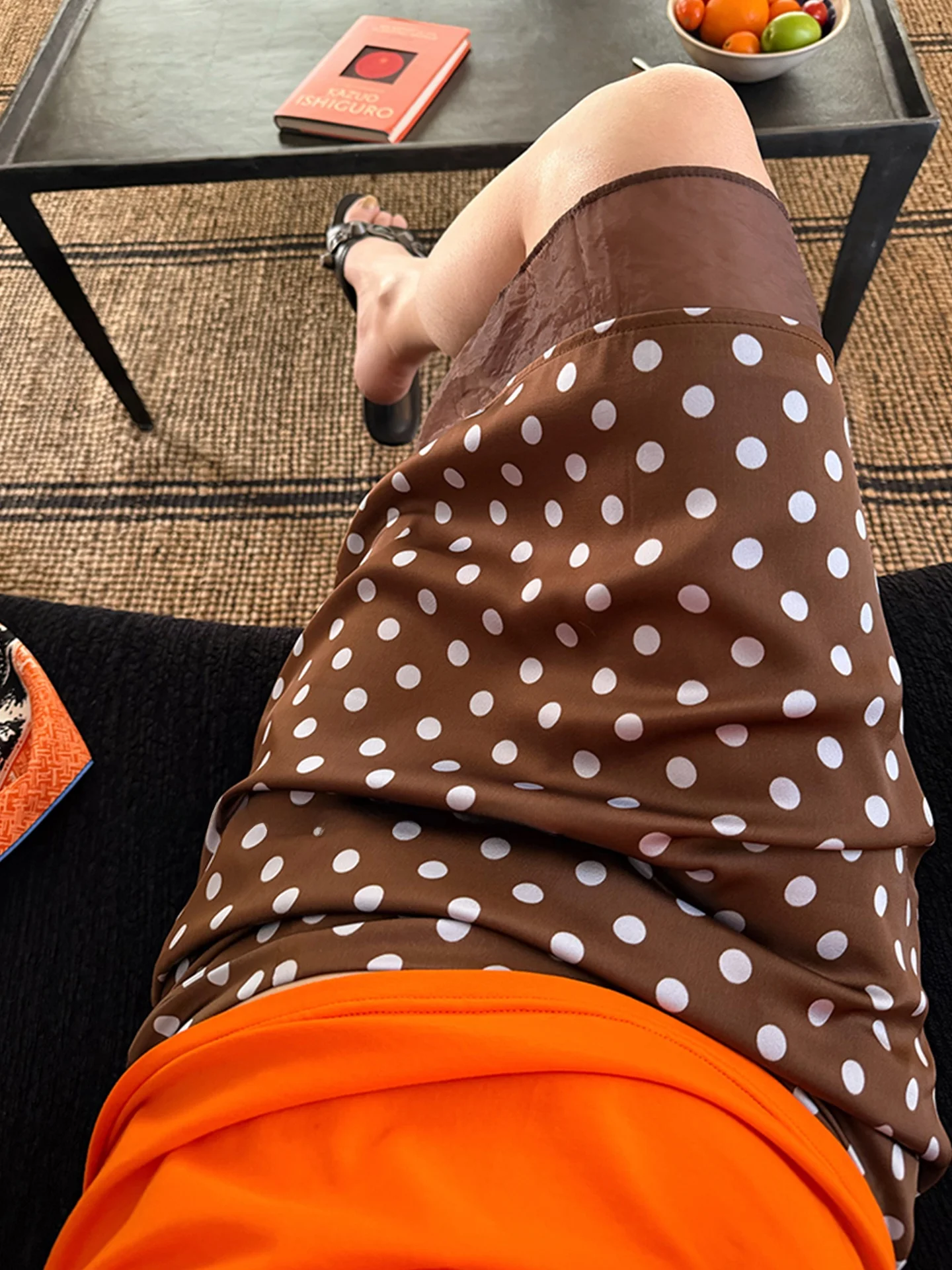 Slimming Retro Polka Dot Halter Neck  Dress Women's High Waist Straight Cut Midi Skirt Fashionable Alluring Summer New Ar...