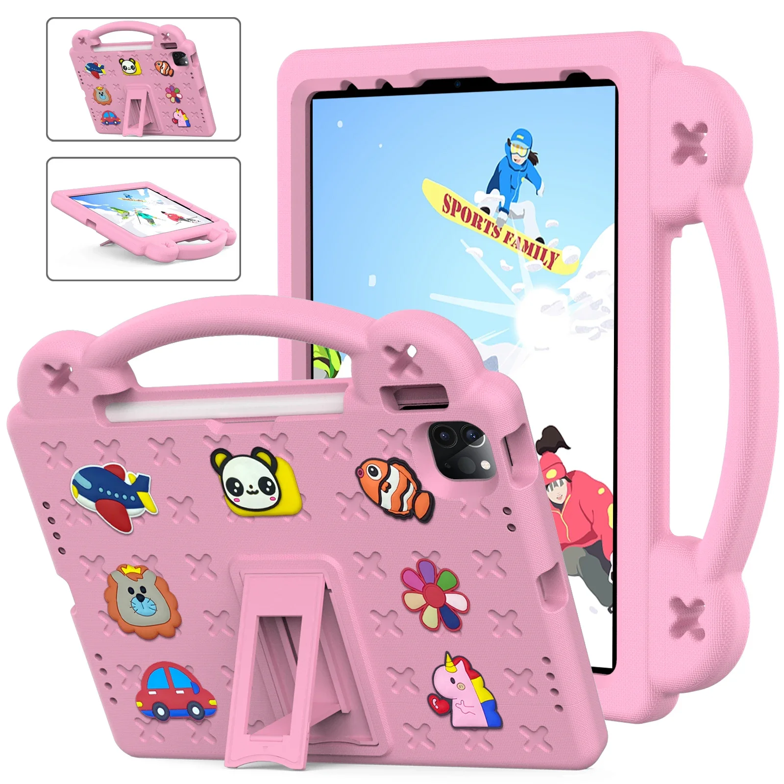 EVA Kids Safe Case for IPad Air 11 2024 10 10th 2022 10.9 10.2 2021 9th Cover Air 4 5 Pro 10.5 11 2018 2020 Mini 6 5 4 3 2 1