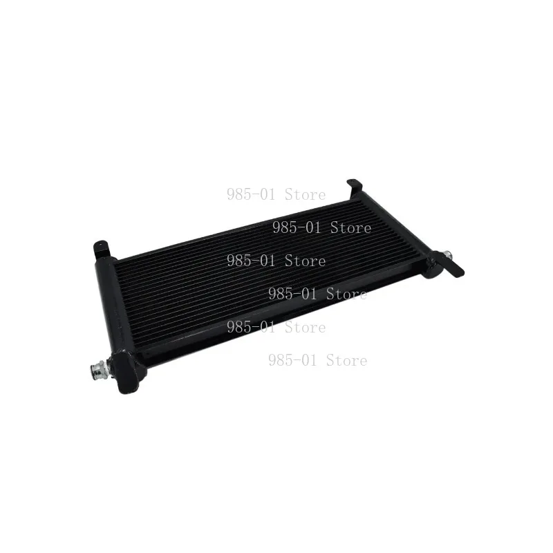Hydraulic oil cooler for skid steer loader, compatible with multiple models