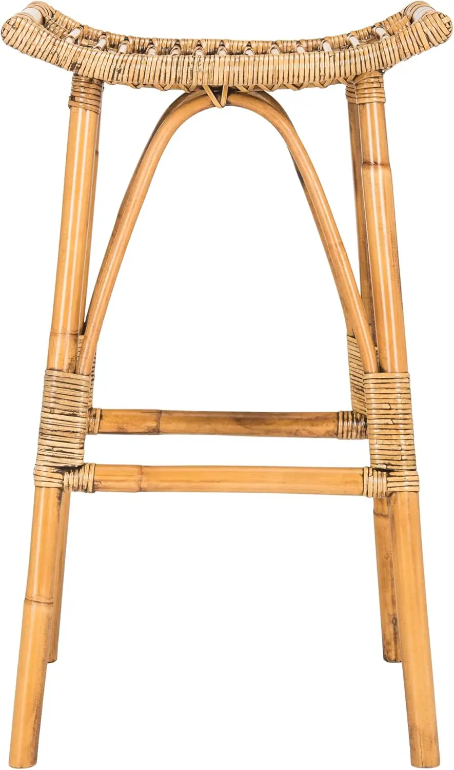 Home Collection Leda Brown Rattan 31-inch Bar Stool