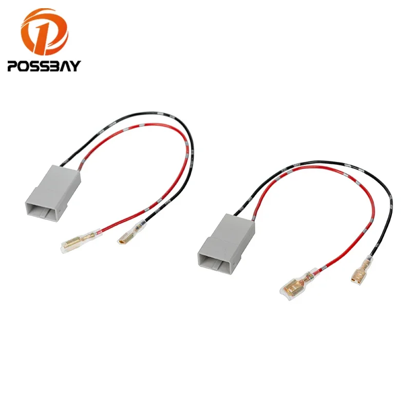 2-Pin Speaker Wire Harness Adapter Plug for Acura Vigor MDX CL TL RL Integra Legend Fit Honda Accord Civic CRV Odyssey Pilot