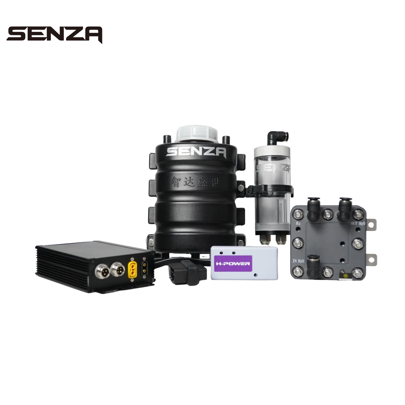 SENZA Waterstofgeneratorset voor auto-auto met 16-pins interface Waterstofbrandstofcel auto