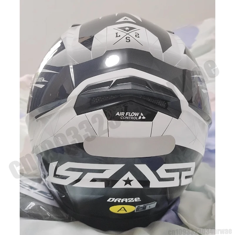 LS2 خوذة دراجة نارية كاملة الوجه للرجال والنساء لجميع المواسم خوذات كارتينغ مضادة للضباب خوذة دراجة نارية 3C شهادة FF358 Capacete