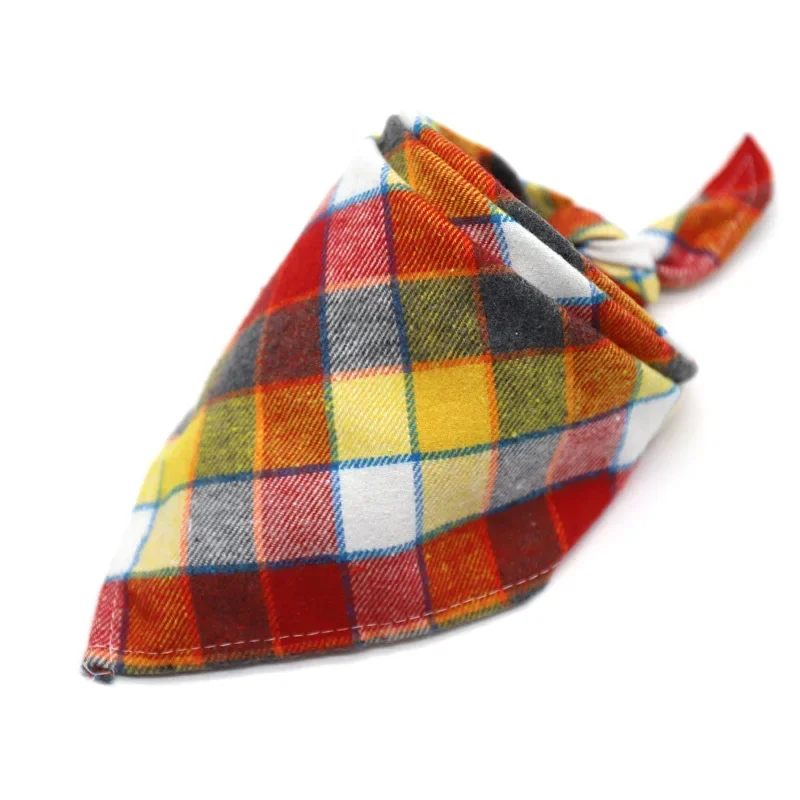 Hond Bandana's Grote Huisdier Sjaal Huisdier Bandana Voor Hond Katoen Plaid Wasbaar Strikjes Kraag Kat Hond Sjaal Grote Hond Accessoires Snuit