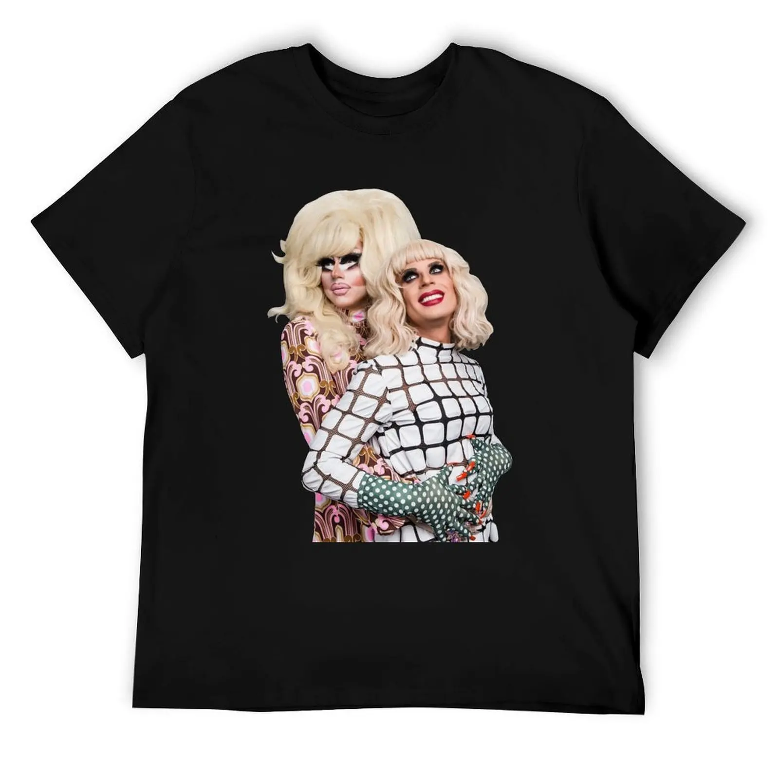 

Trixya Titanic - Trixie and Katya T-Shirt cotton t shirt man cotton t shirts man 100% T-Shirt