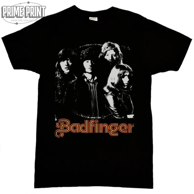 Badfinger Band Men's T-Shirt Cotton Tees Short Sleeve T Shirt Round Collar Clothing Summer