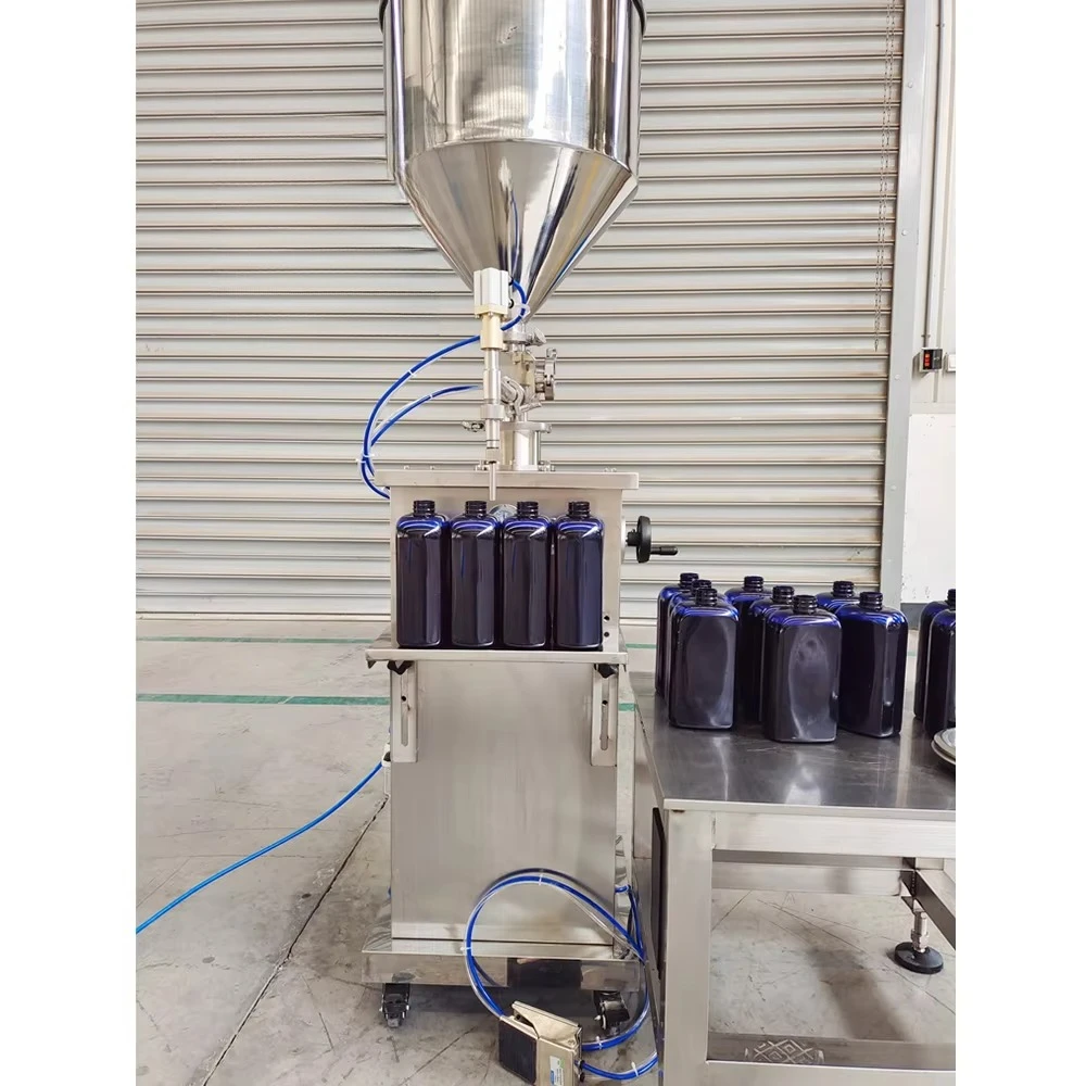 Single/Dual Head Liquid/Paste Dispenser |  Semi-Auto Filling Equipment for Cream/Lotion Cosmetics