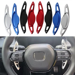 2x Car Steering Wheel Paddle Shifter Extension DSG Stickers Styling Accessories For Honda Civic 11th 2022 2023 2024