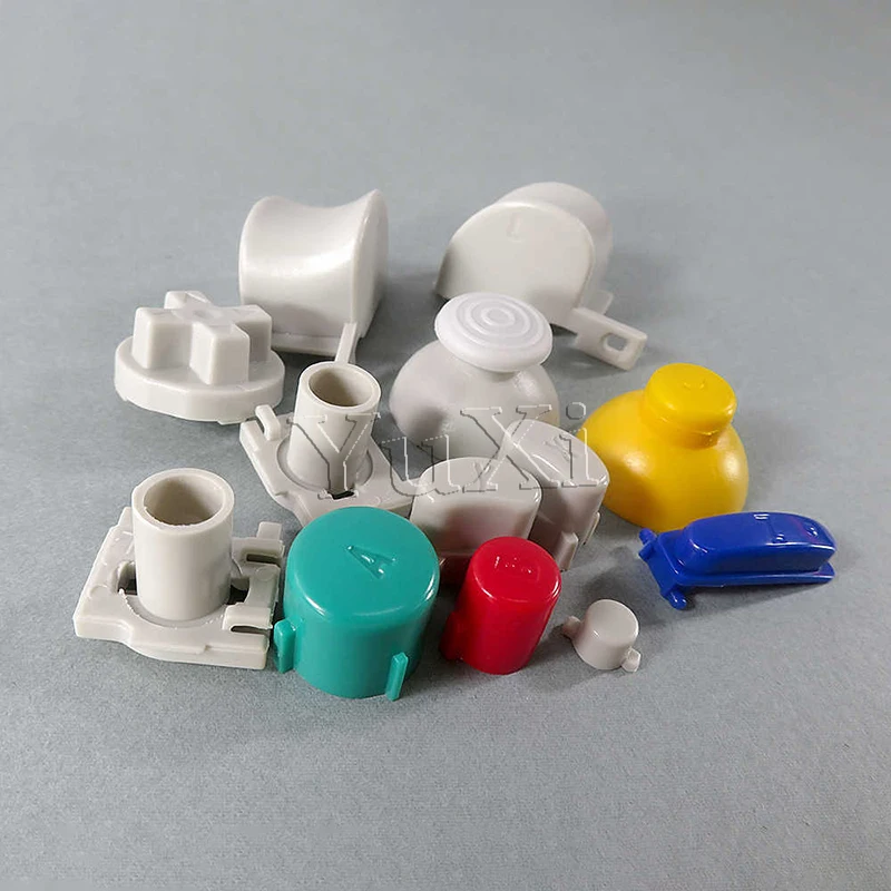 YuXi-Ensemble complet de manette de jeu pour NGC L R Cross ABXY, bouton d'accueil, démarrage, retour, réparation, pièce de rechange, contrôleur, interrupteur, guide d'alimentation