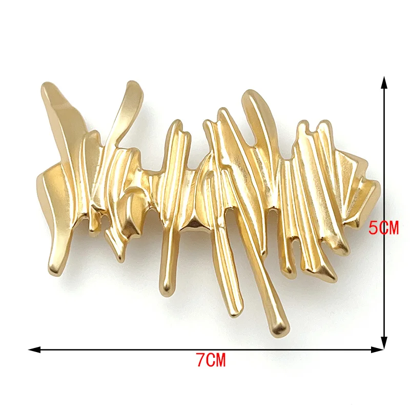 男性と女性のための不規則な金属のブローチ,個性,日本の韓国のバッジ,衣類,ハンドバッグ,装飾用品