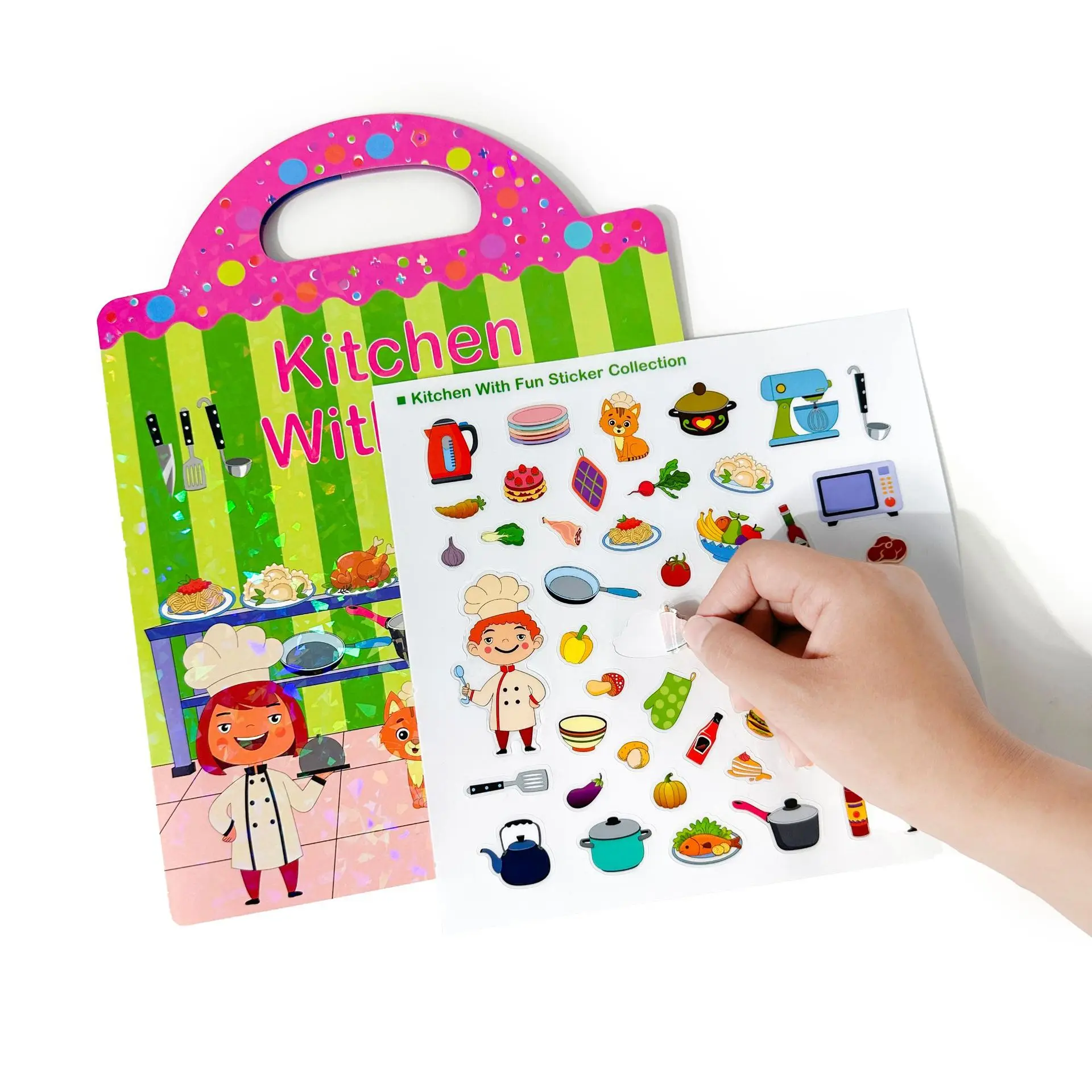 Herbruikbare Plakstickers Voor Kinderen Op De Campus Levensscènes Voor Vroege Educatie Stickerspellen Boeken Leren Cognitiespeelgoed Voor Kinderen