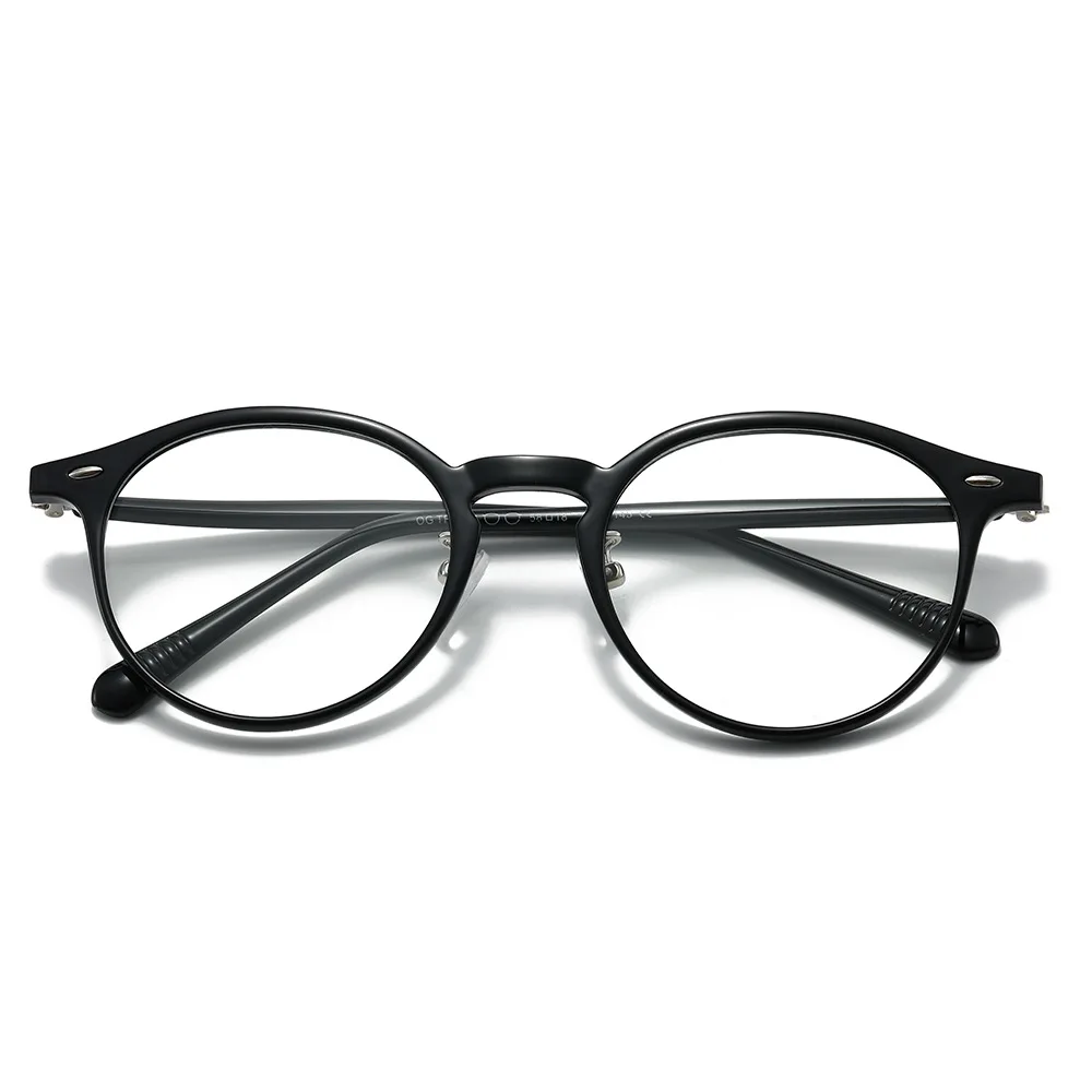 Neue Inset Core Retro Ovale Brillengestelle, Koreanischer Stil Unisex, Vielseitige Mode Casual Computer Blaulichtfilter-Brille