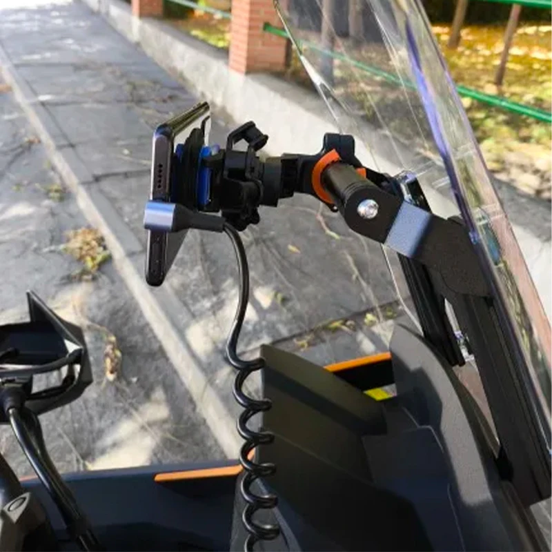 ل ZONTES 703F 703 F ZT703F 2024 2025 نظام تحديد المواقع والملاحة حامل حامل 12 مللي متر 22 مللي متر الملاحة قوس دعم لوحة