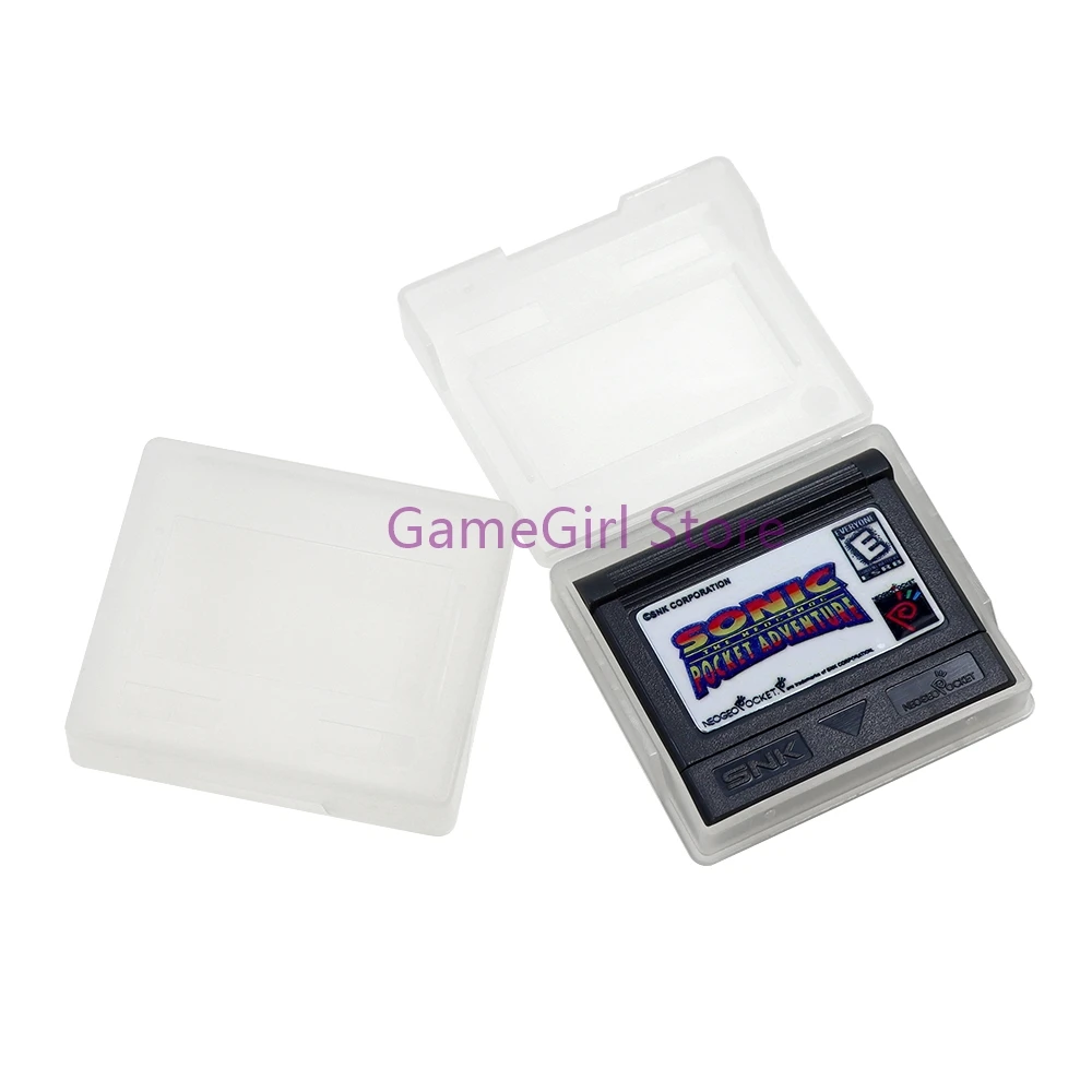 100pcs Clear Plastic Game Card Case Cartridge Protective Shell Storage Box For NGPC NGP For SNK NEO GEO Pocket Color