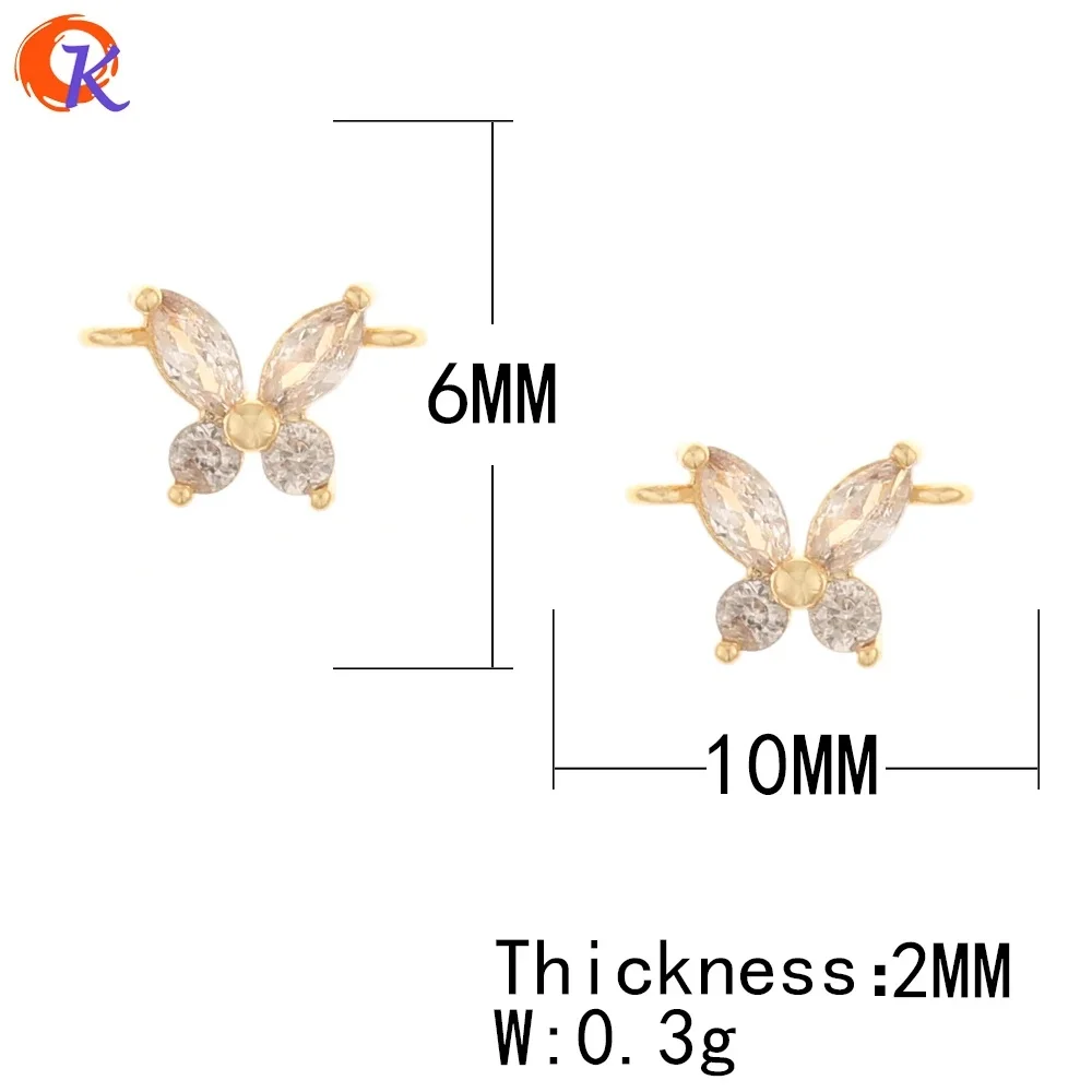 코디얼 디자인 100개 CZ 참 장식품 팔찌용/수제/구리 귀걸이 액세서리/DIY 제작/쥬얼리 부품 및 구성품