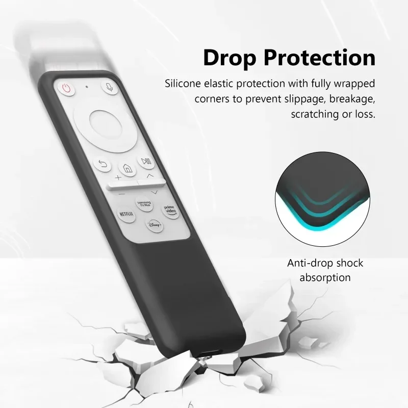 Soft Silicone Protective Case Shockproof Sleeve for Solar Remote Control | Dust-proof Smart TV Remote Case forSamsung BP59-00149