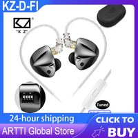 KZ D-FI HiFi IEMs In Ear 4-Level Monitor Tuning Switches Headphone Live Earplug Music Earphone Circuit Design Headset