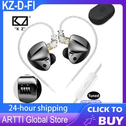 Kz D-FI hifi iems im Ohr 4-stufige Monitor-Tuning-Schalter Kopfhörer Live-Ohr stöpsel Musik Kopfhörer Schaltung Design Headset