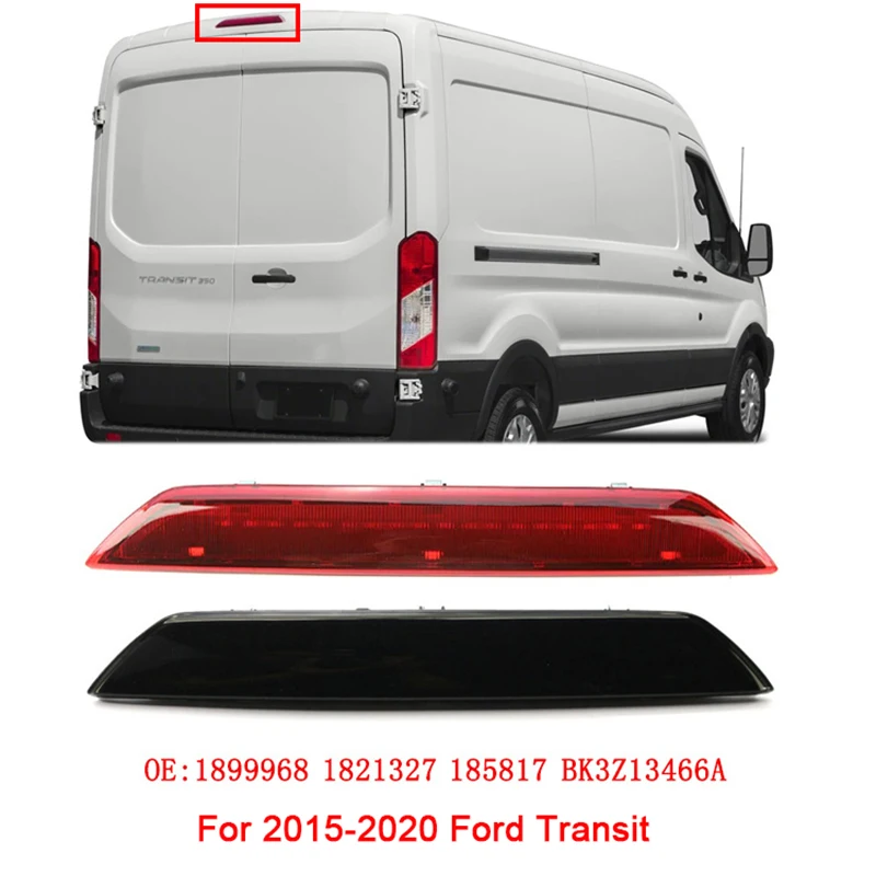 

Для Ford Transit 1899968 1821327 185817 Автомобильный задний стоп-сигнал для предотвращения столкновений, задний предупредительный стоп, светодиодный сигнальный светильник