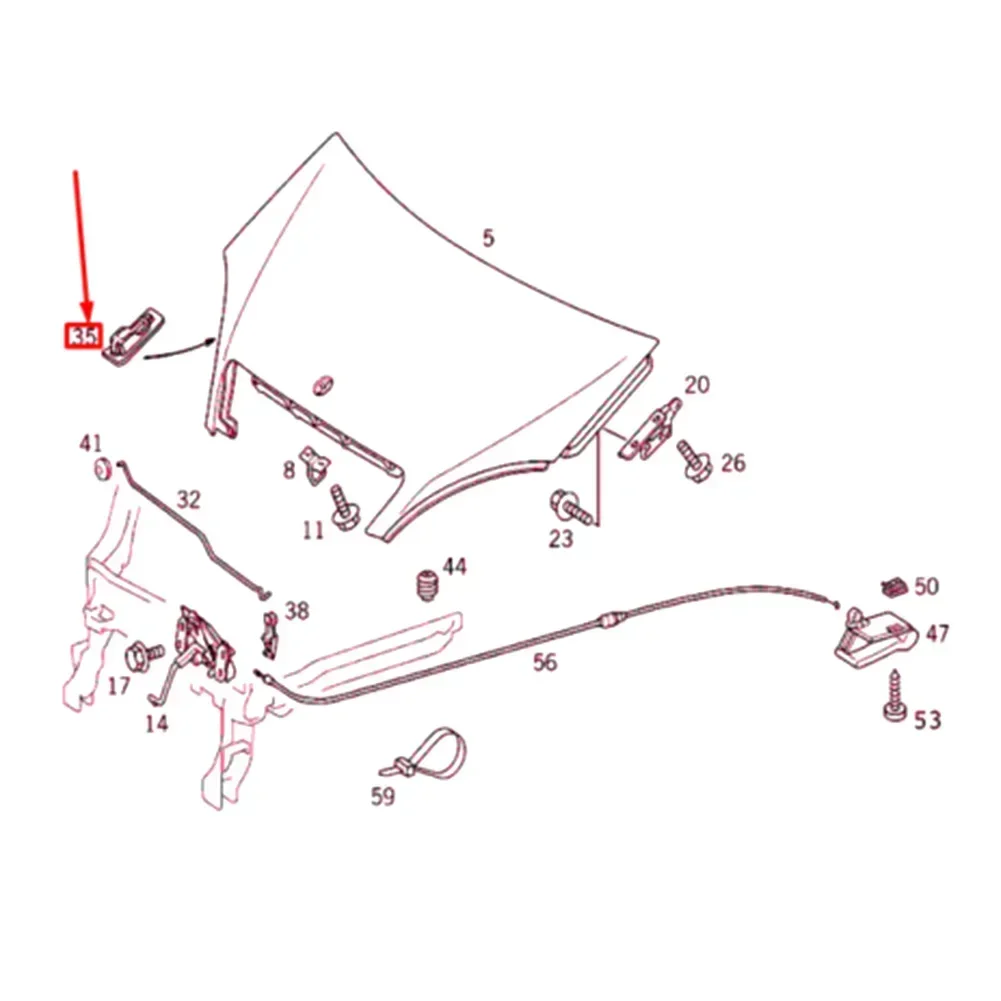 Number Of Pieces Engine Hood Support No Assembly Required Number Of Pieces Package Placement On Vehicle Plastic