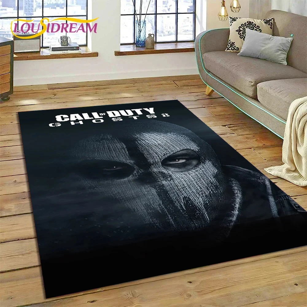 Call of Duty War Game Gamer COD Rug Carpet for Living Room Bedroom Home Decor,Floor Mat Non-slip Decoration for Sofa Doormat Kid