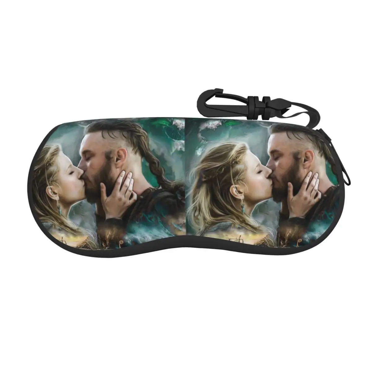 Custom Viking Lagertha Ragnar Lothbrok Eyeglass Glasses Case Men Women Soft Norse Valhalla Warrior Sunglasses Protective Box