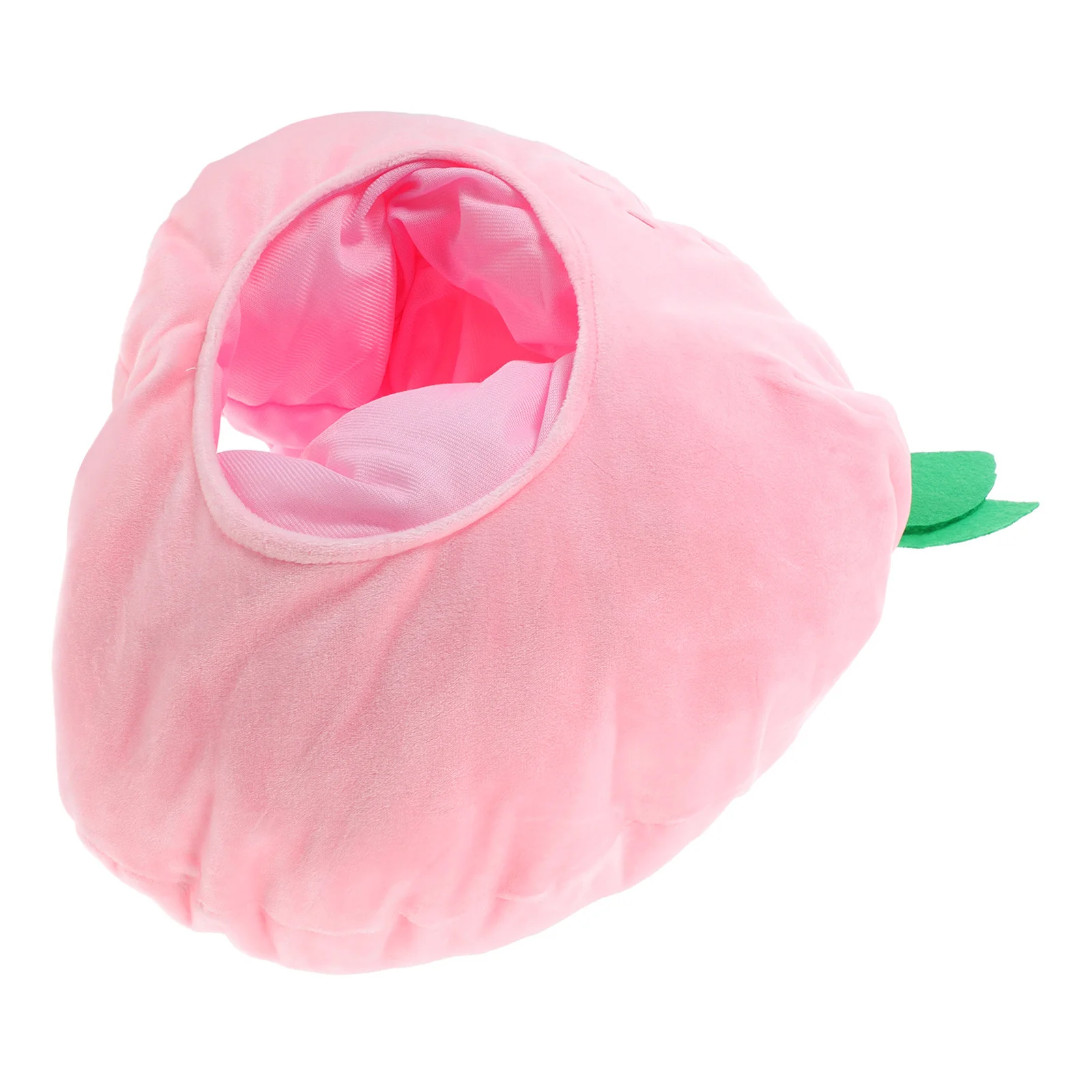 

Fruit Hat Funny Party Headdress Novelty Peach Cap Costume Carnival Dress Accessory