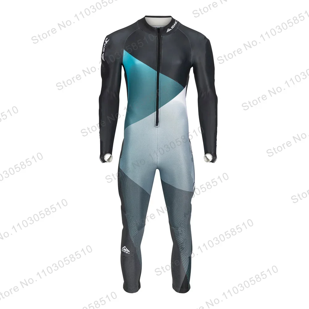 Monos de invierno con brida para hombre, trajes de esquí de una pieza, traje de carrera de esquí de rendimiento, mono de Snowboard, mono deportivo no acolchado