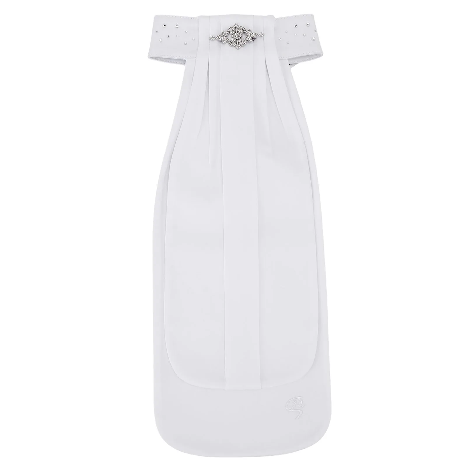 Krawat do jazdy konnej dla dorosłych, ozdobny kołnierzyk do zawodów jeździeckich, klasyczny design, krawat do jazdy konnej dla dorosłych.