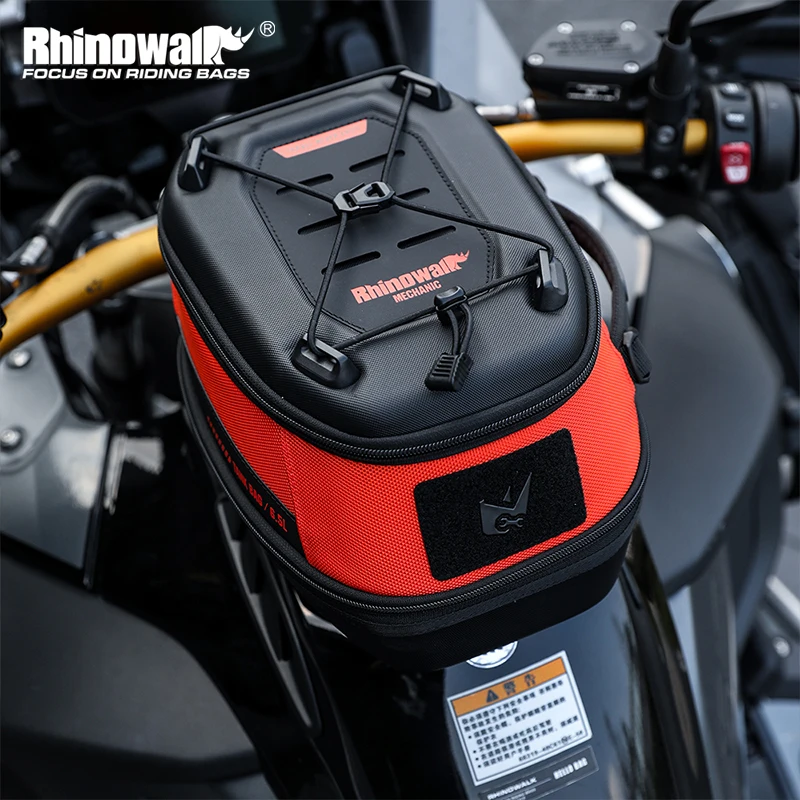 Rhinowalk Motorcycle Tank Bag Quick Release Magnetic Waterproof 6.5L Anti-theft Riding Luggage Box For BMW CFMOTO Accessories