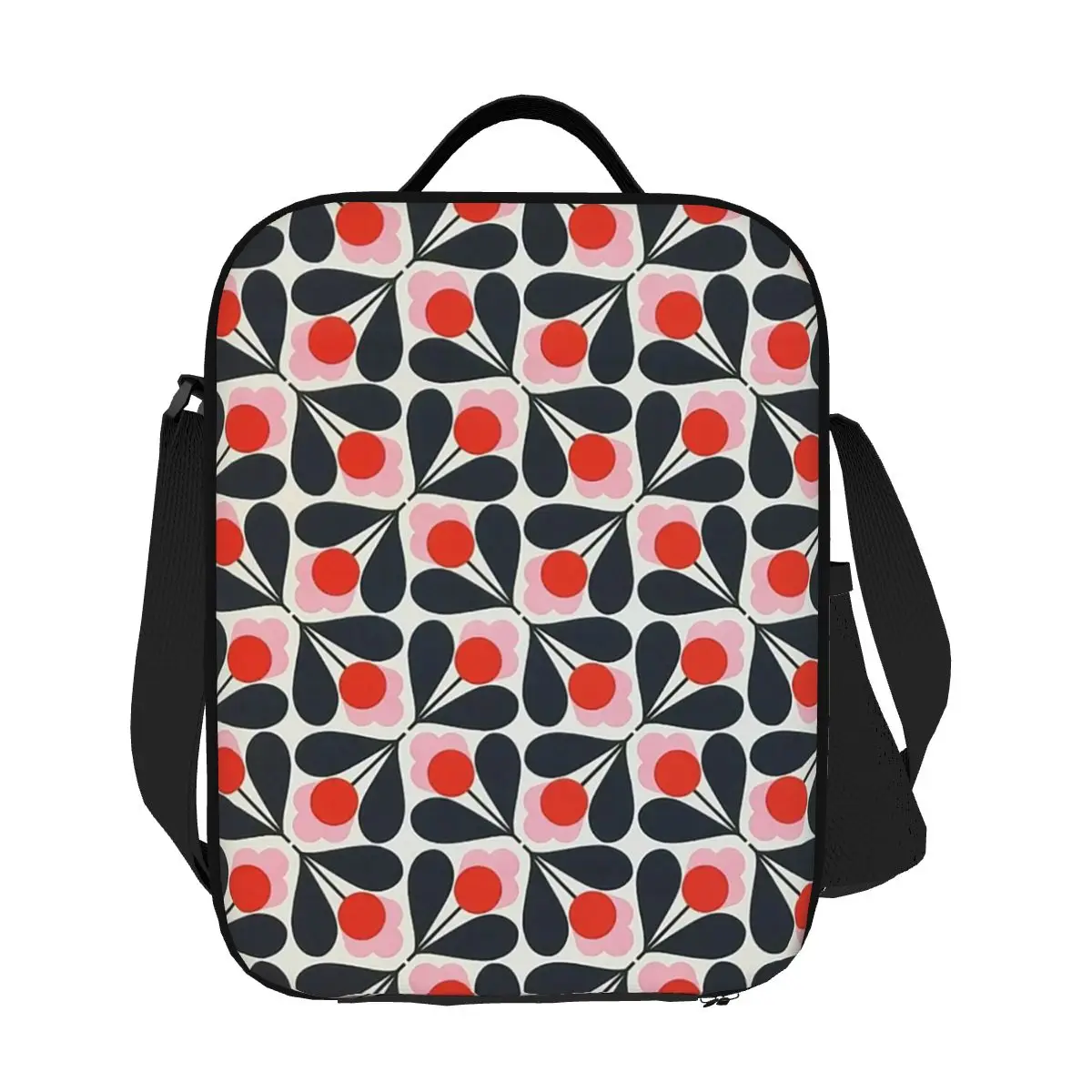 

Custom Scandinavian Floral Orla Kiely Insulated Lunch Tote Bag for Women Cooler Thermal Food Lunch Box Outdoor Camping Travel