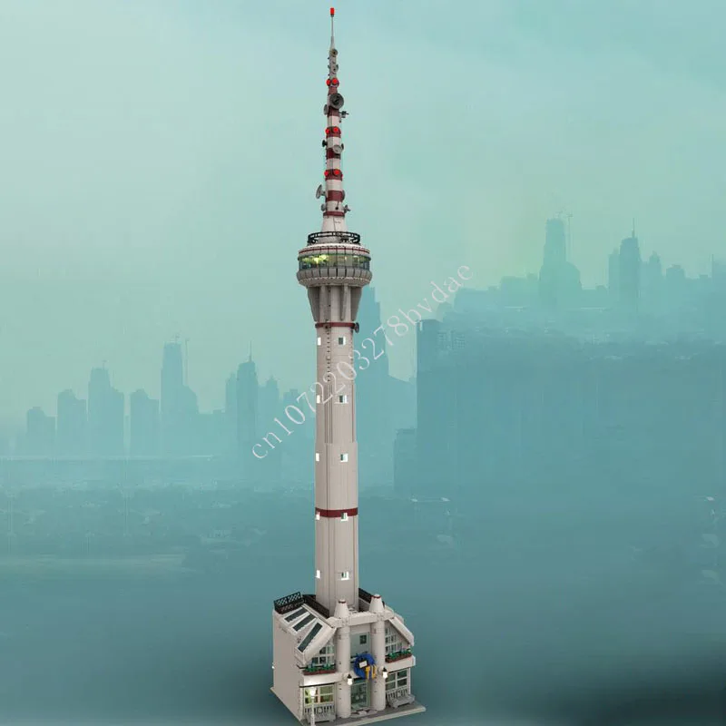 

6009 PCS City Modular TV Tower Building Blocks Model Urban Landmark Assembly DIY Educational Man Gift For Adults Home Decoration