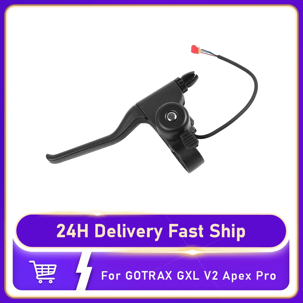 

Левая тормозная ручка с звонком для электросамокатов GOTRAX GXL V2 Apex Pro XL Rival XR XR Elite XR Ultra, аксессуары для тормозной системы