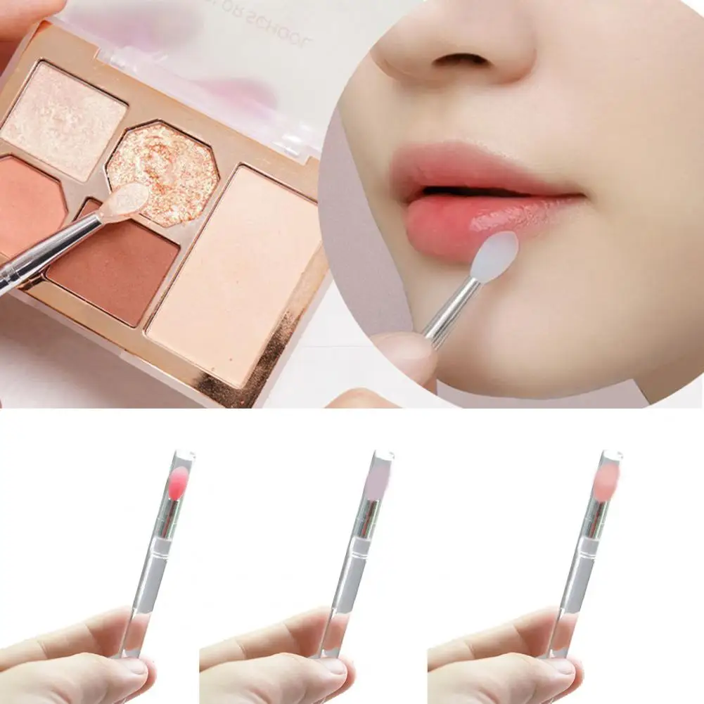 Practical Lipstick Brush Multipurpose Eyeshadow Brush Multifunctional Smooth Silicone Eye Masque Brush