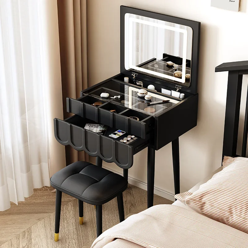 Specchio camera da letto toilette Storage Nordic Girl Drawer toletta trucco lusso Coiffeuse De Chambre Salon Furniture