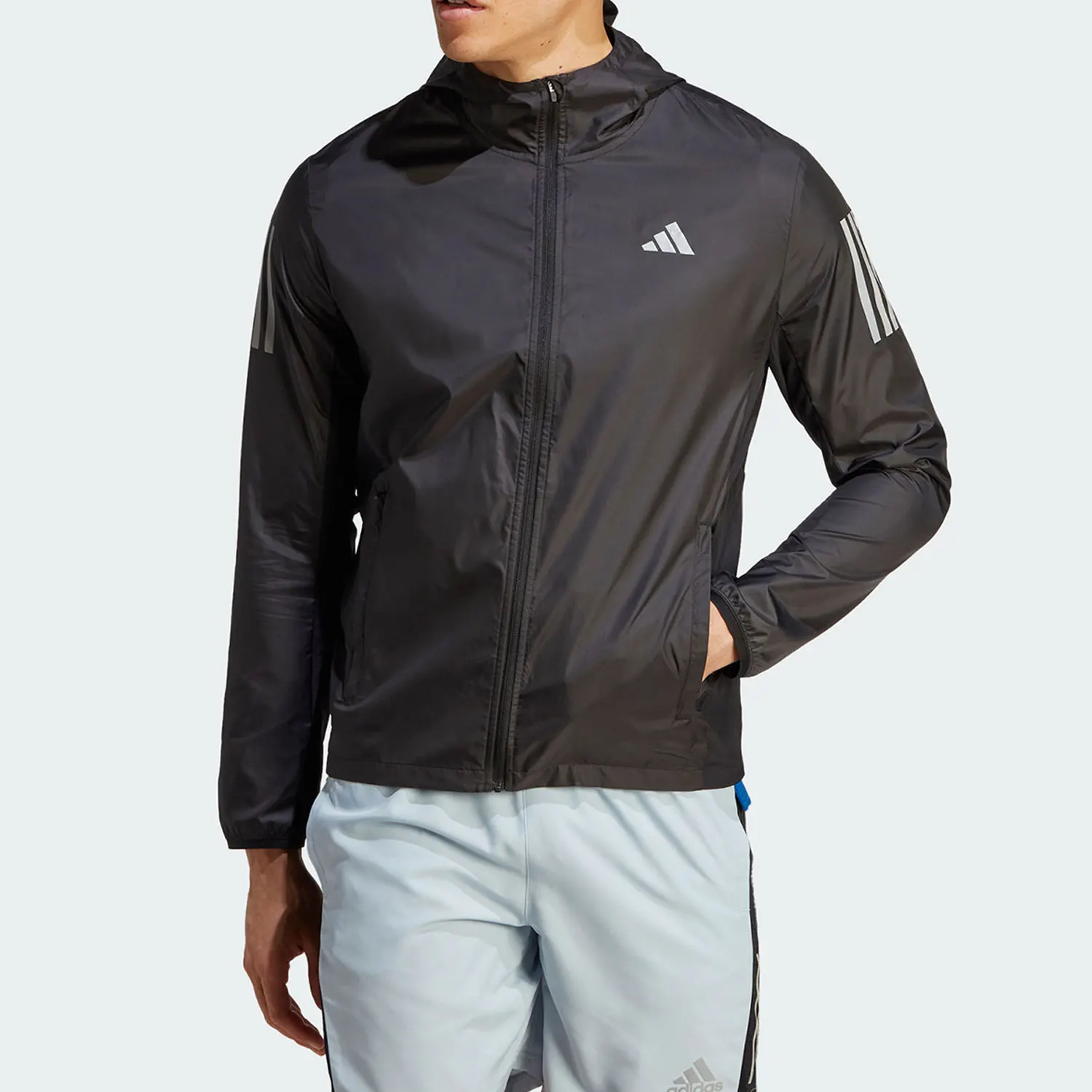 

Adidas genuine Men's Breathable Sport Hooded Jacket HZ4523